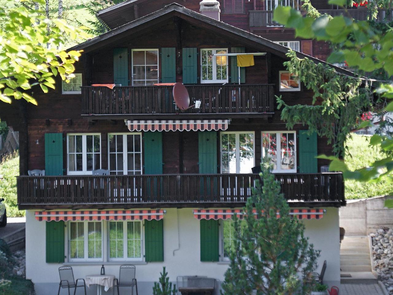 Apartment Chalet Spassvogel By Interhome Гринделвалд Екстериор снимка